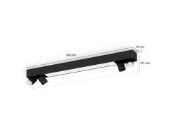 Philips Hue Centris 4, sufitowy reflektor punktowy* Lampy Sufitowe