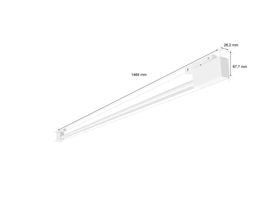 Philips Hue Duża tuba LED Perifo gradient* Oświetlenie Szynowe