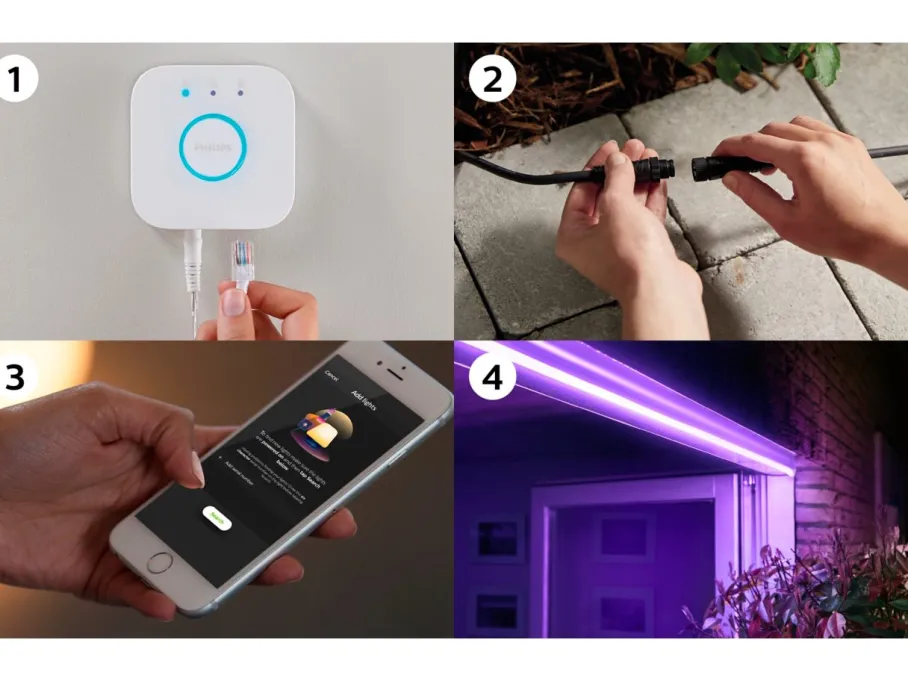 Philips Hue Taśma LED 2 m – tereny zewnętrzne* Oświetlenie Zewnętrzne|Taśmy Led