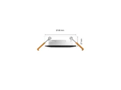 Philips Hue Wąska oprawa podtynkowa 90 mm* Lampy Wpuszczane
