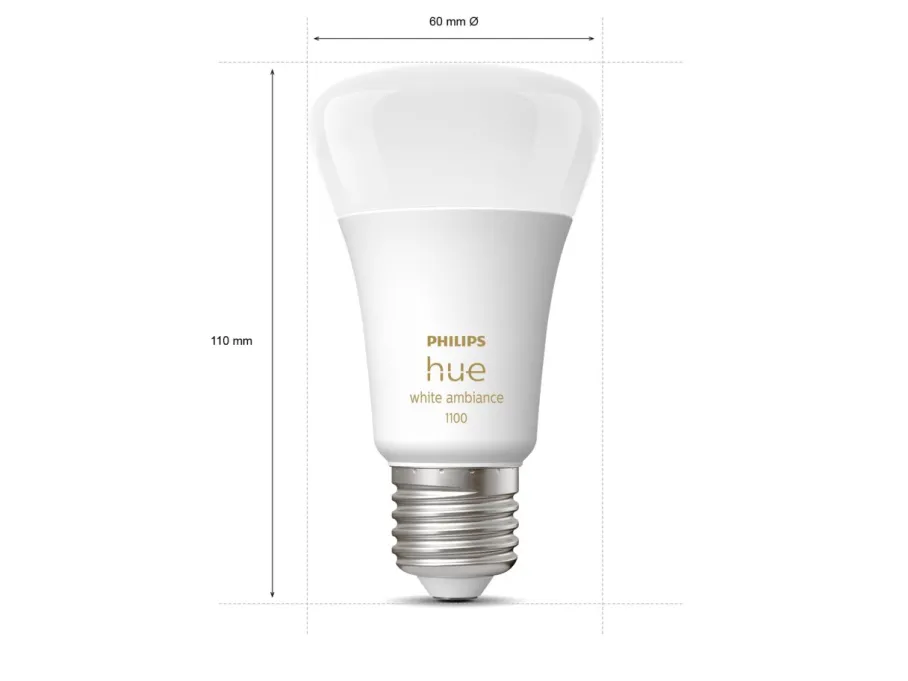 Philips Hue Zestaw startowy: 4 inteligentne żarówki E27 (1100) + regulator przyciemniania* Zestawy Startowe