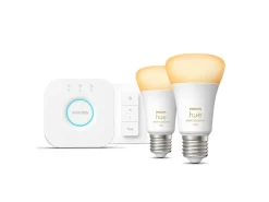 Philips Hue Zestaw startowy: 2 inteligentne żarówki E27 (1100) + regulator przyciemniania Hue Dimmer switch* Zestawy Startowe