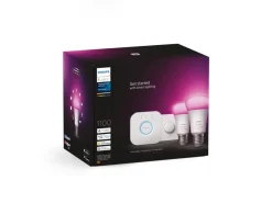 Philips Hue Zestaw startowy: 2 inteligentne żarówki E27 (1100) + przycisk Hue Smart button* Zestawy Startowe